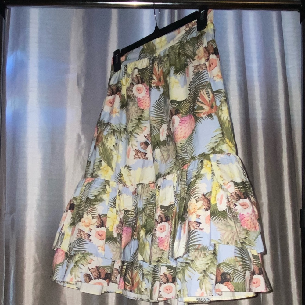 Tropical Ruffle skirt